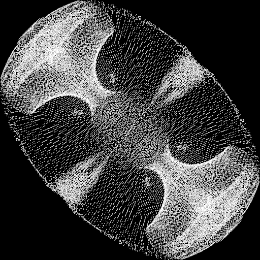 Particle Simulation using a 512x512 simulation texture